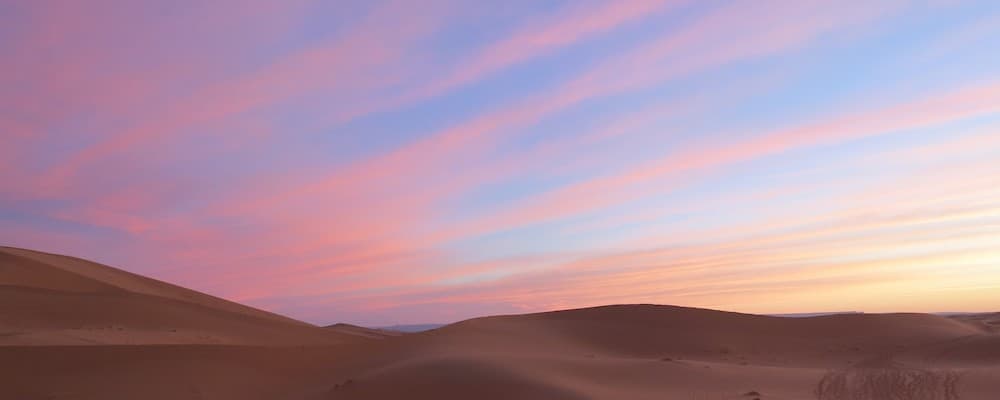 Sahara sunrise, 12-25-2013